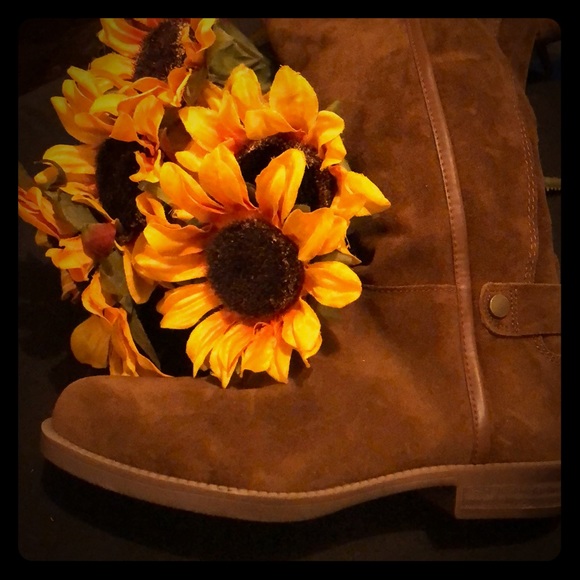 👢💎👧🏼 NWT💎4m👧🏼Wide Calf💎Tall👢Cognac👧🏼💎 - Picture 3 of 9